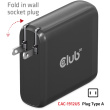 Club3D Ladegerät 2xUSB Typ C. 2xUSB Typ A. PD 100W. GaN retail