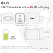 Club3D Ladegerät 2xUSB Typ C. 1xUSB Typ A. PD 65W. GaN retail