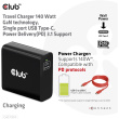 Club3D Ladegerät 1xUSB Typ C PD 140W. GaN retail