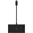 Belkin USB-C auf Gigabit-Ethernet/HDMI/VGA/USB-A-Adapter, blk