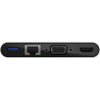 Belkin USB-C auf Gigabit-Ethernet/HDMI/VGA/USB-A-Adapter, blk