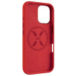Fixed MagFlow | Back cover | Apple | iPhone 16 | Liquid silicon | Red FIXFLM2-1400-RD