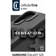 Cellularline Sensation Case fr Samsung S25 Black
