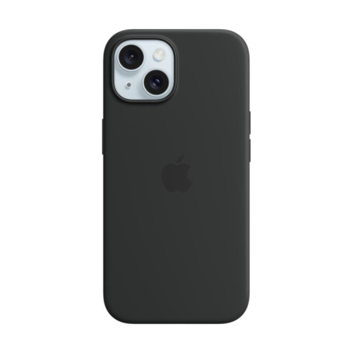 Apple Silicone Case with Magsafe, iPhone 15, must - Ümbris / MT0J3ZM/A
