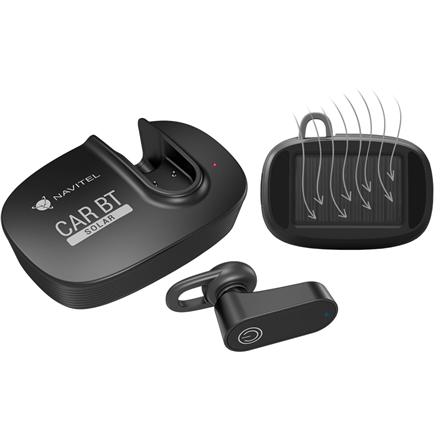 Multifunctional Bluetooth Headset | Solar Car BT | Hands free device | Bluetooth | Black | Recharge indicator Navitel Solar BT
