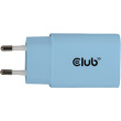 Club3D Lifestyle Ladegerät USB-C 30Watt. 2Stk blau retail