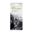 EnerGenie | 2-port USB car charger | EG-U2C2A-CAR-02 EG-U2C2A-CAR-02