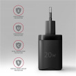 AXAGON Wallcharger 2x port (USB-A + USB-C), 20W | ACU-PQ20 ACU-PQ20