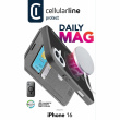 Cellularline Book Case Daily MAG iPhone 16 Black