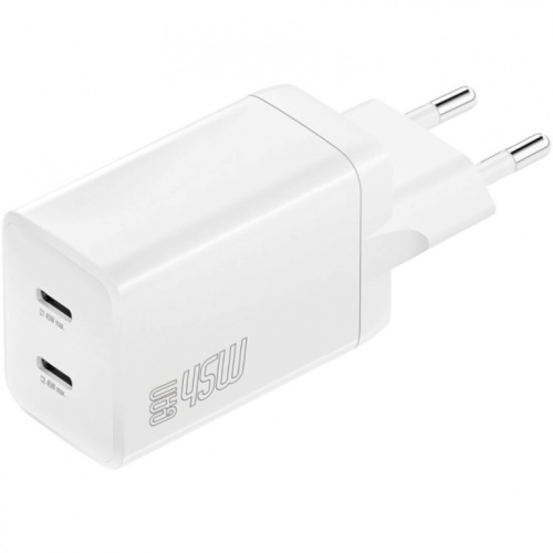 4smarts Ladegert PDPlug Dual 45W GaN 2xC. wei