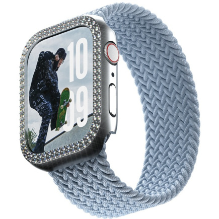 SAFE Bling Bumper Silver Apple Watch 10/46mm