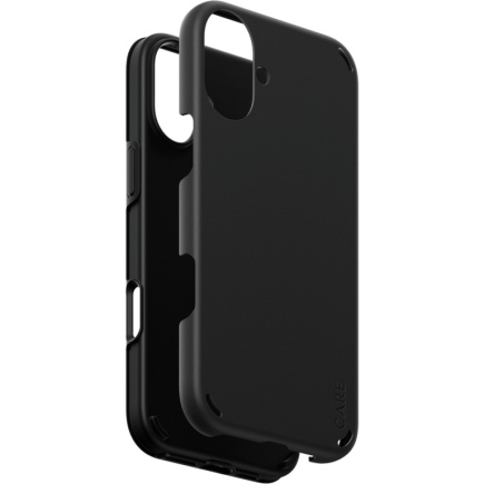 CARE Case Feature Double Defence Black iPhone 16 Plus