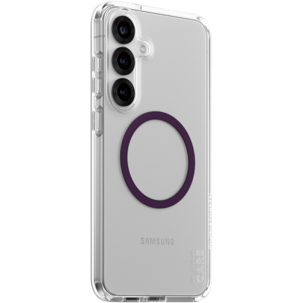 CARE Flagship Case Combat w. Plum Purple QI Galaxy S25 Plus