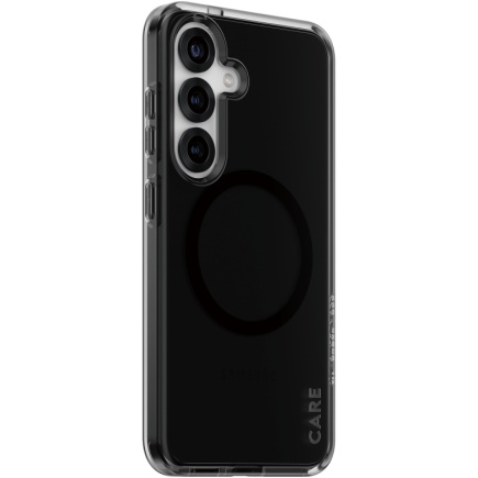 CARE Flagship Case Smokey w. Must QI Compatible Galaxy S25