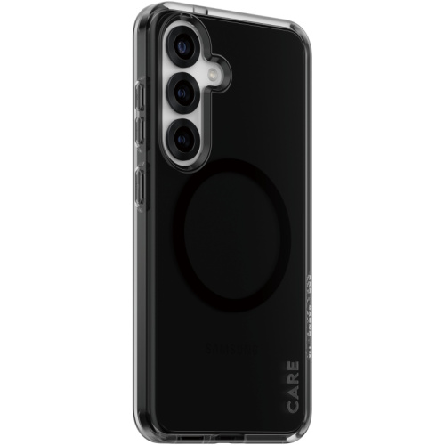 CARE Flagship Case Smokey w. Must QI Compatible Galaxy S25