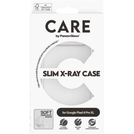 CARE Fashionable Case X-Ray Soft Google Pixel 9 Pro XL -clear