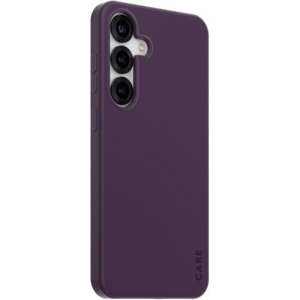 CARE Fashionable Case Plum Purple w. QI Galaxy S25 Plus