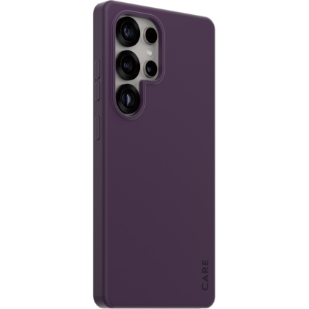 CARE Fashionable Case Plum Purple w. QI Galaxy S25 Ultra