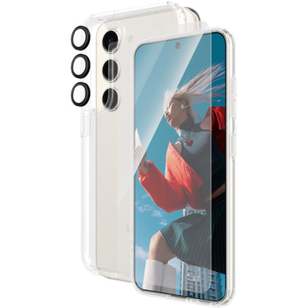 PanzerGlass 3-in-1 Pack Samsung Galaxy S24 -Ultra-Wide Fit