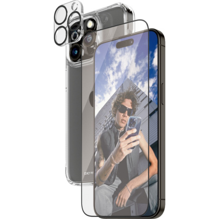 PanzerGlass 3-in-1 Pack iPhone 15 Pro Max
