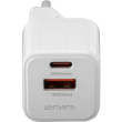 4smarts VoltPlug Duos Mini PD 20W + USB-C Kabel. wei