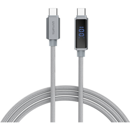 4smarts USB-C Kabel DigitCord 100W 1.5m. grau