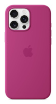 Apple iPhone 16 Pro Max Silicone Case with MagSafe - Fuchsia