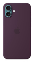 Apple iPhone 16 Plus Silicone Case with MagSafe - Plum