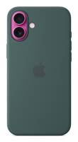 Apple iPhone 16 Plus Silicone Case with MagSafe - Lake Green