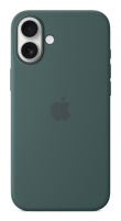 Apple iPhone 16 Plus Silicone Case with MagSafe - Lake Green