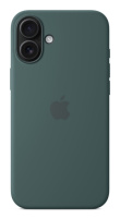 Apple iPhone 16 Plus Silicone Case with MagSafe - Lake Green