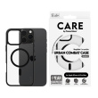 PanzerGlass CARE by ® Flagship Case Transparent Urban Combat w. Black Frame & MagSafe iPhone 16 Pro Max