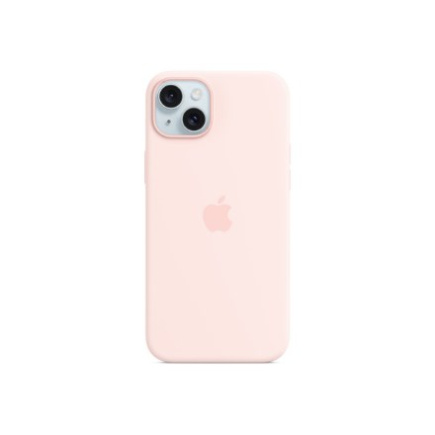 Apple iPhone 15 Plus Silicone Case with MagSafe - Light Pink