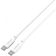 4smarts USB-C / USB-C Silikon-Kabel High Flex 60W 1.5m Wei