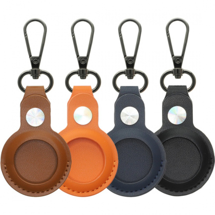 4smarts Kunstleder Prem Case Set AirTag 4 Stk (farbl gemischt)