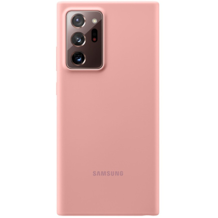 Samsung Silicone Cover EF-PN985 fr Note 20 Ultra Copper Brown