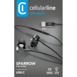 Cellularline USB-C In Ear Kopfhrer mit Mikrofon Schwarz