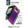 Cellularline Book Agenda 2 Case iPhone 16 Pro Max Black