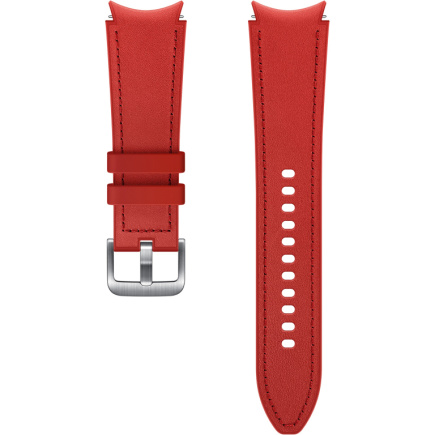 Samsung Hybrid Leather Band (20 mm. M/L). Red