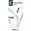 Cellularline Fine Case iPhone 16 Clear