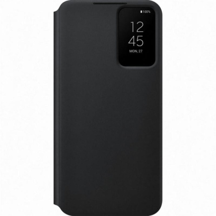 Samsung Galaxy S22+ S-View Flip Cover, must - Nutitelefoni kaaned / EF-ZS906CBEGEE