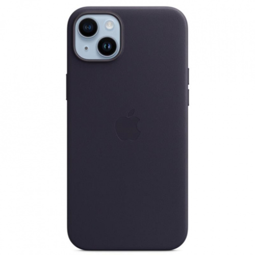 Apple iPhone 14 Plus Leather Case with MagSafe, violetne - Nahkümbris / MPPC3ZM/A