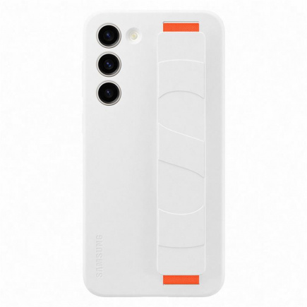 Samsung Silicone Grip Case, Galaxy S23+, valge - Ümbris / EF-GS916TWEGWW