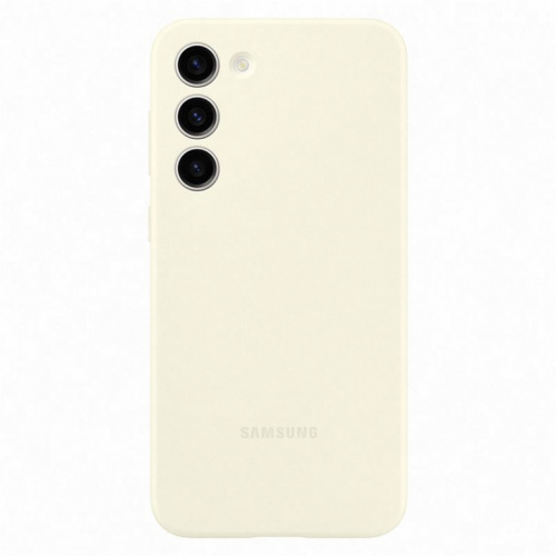 Samsung Silicone Cover, Galaxy S23+, beež - Ümbris / EF-PS916TUEGWW
