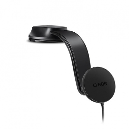 SBS 15W Car Holder, Magsafe, must - Juhtmevaba autolaadija / TESUPPMAG15W21