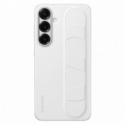 Samsung Standing Grip Case, Galaxy S25+, valge - Ümbris / EF-GS936CWEGWW