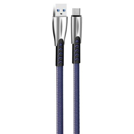 ColorWay Cable USB Type-C (Zinc Aalloy) 2.4А, 1m | CW-CBUC012-BL CW-CBUC012-BL