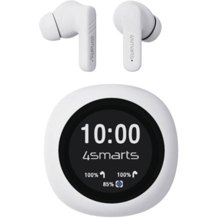 4smarts TWS Bluetooth Kopfhrer SkyBuds Screen Pro ANC,wei