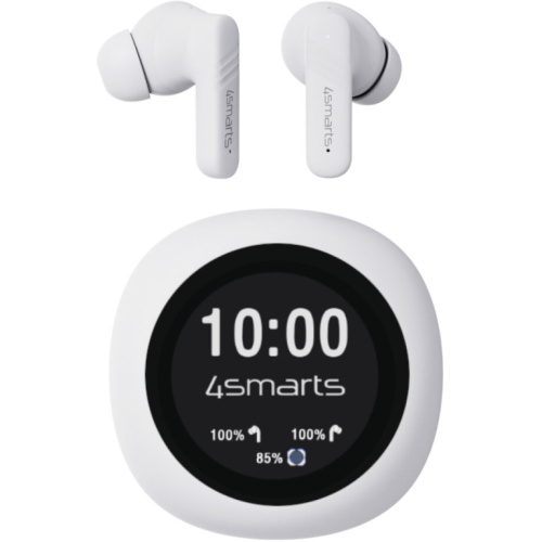 4smarts TWS Bluetooth Kopfhrer SkyBuds Screen Pro ANC,wei