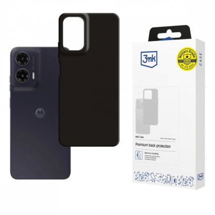 3MK Matt Case Motorola Moto G35 5G black